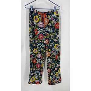 Bedhead 100% cotton, colorful Floral Print Pajama Pants Drawstring & pockets M